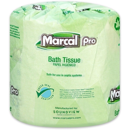 Marcal Pro Bathroom Tissue, White, 48 PK MRC5001